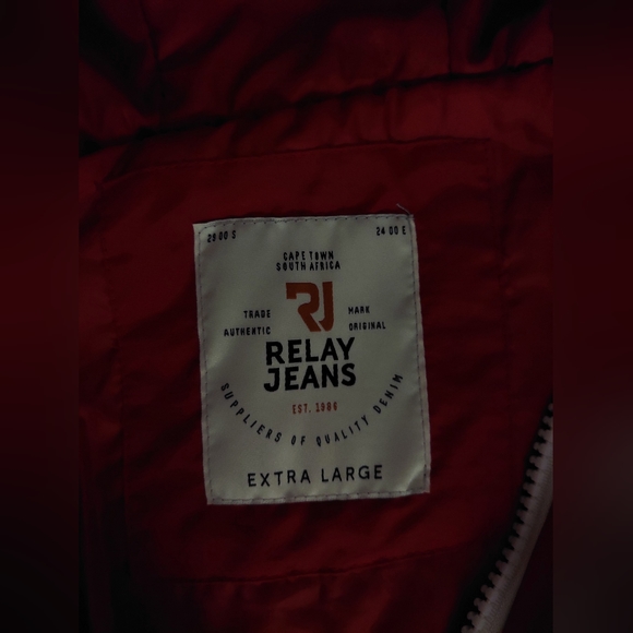 Red Windbreaker Jacket - Picture 4 of 4